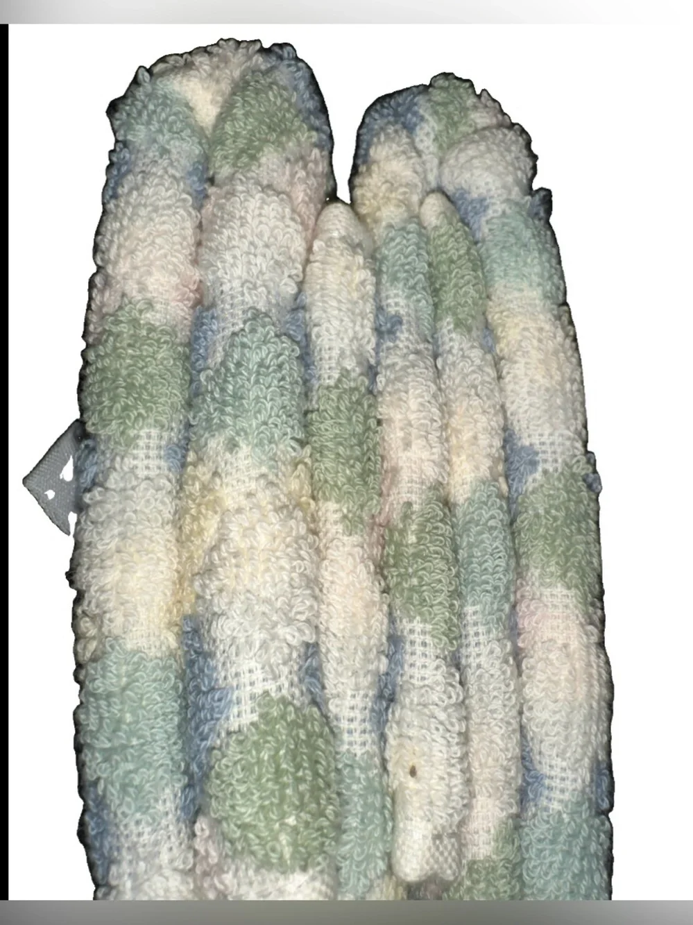 Pastel Diamond pattern pastel Hand  Towels set-2 - Multi Pastel